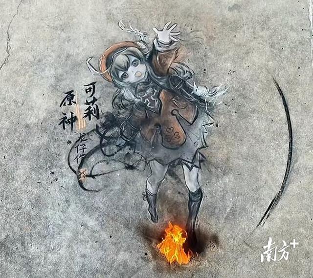 火上熱搜！湛江小伙用稻谷擺出中國(guó)首位出艙女航天員畫像
