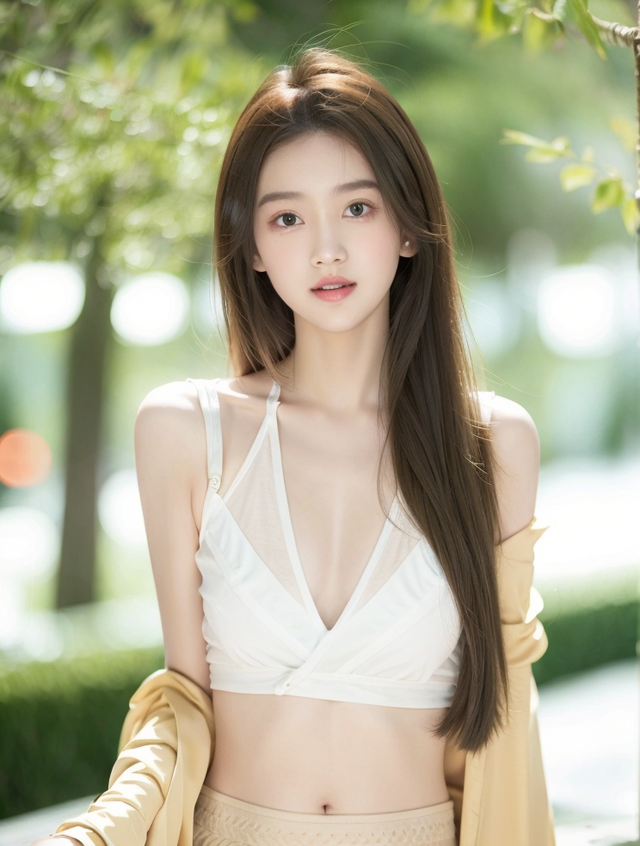 清純美女夏日比基尼寫真照片