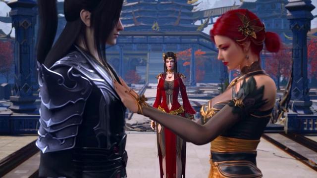 雅妃對(duì)蕭炎摸胸，美杜莎女王吃醋，有誰(shuí)注意到云韻露出兇狠的眼神