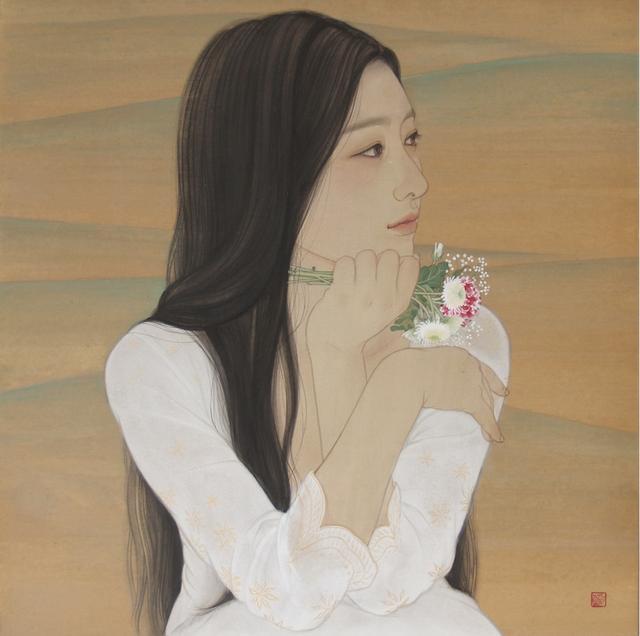 日本女畫家唯美工筆人體繪畫作品
