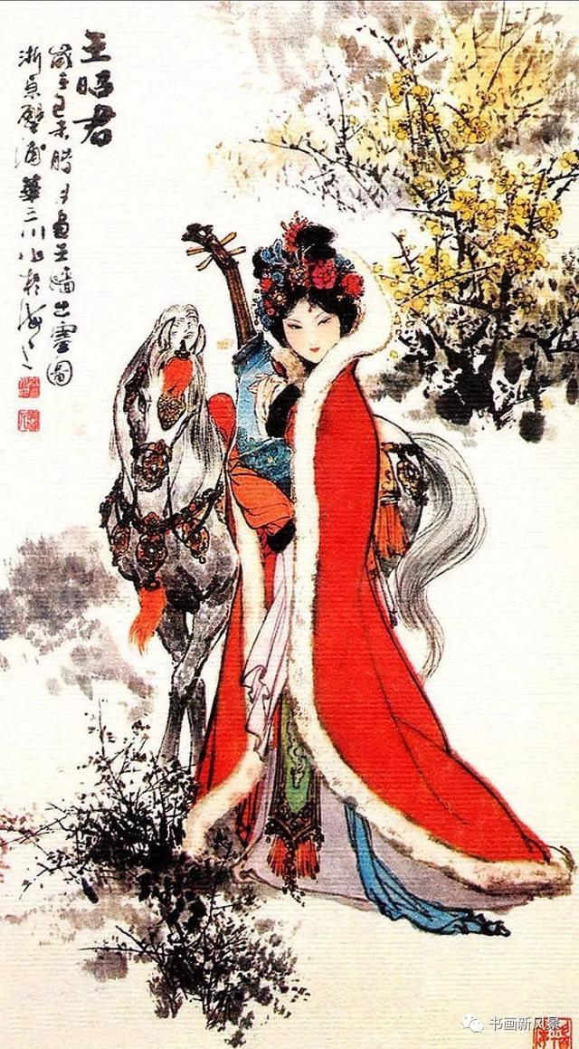 五位名家畫(huà)筆下的梅花仕女欣賞