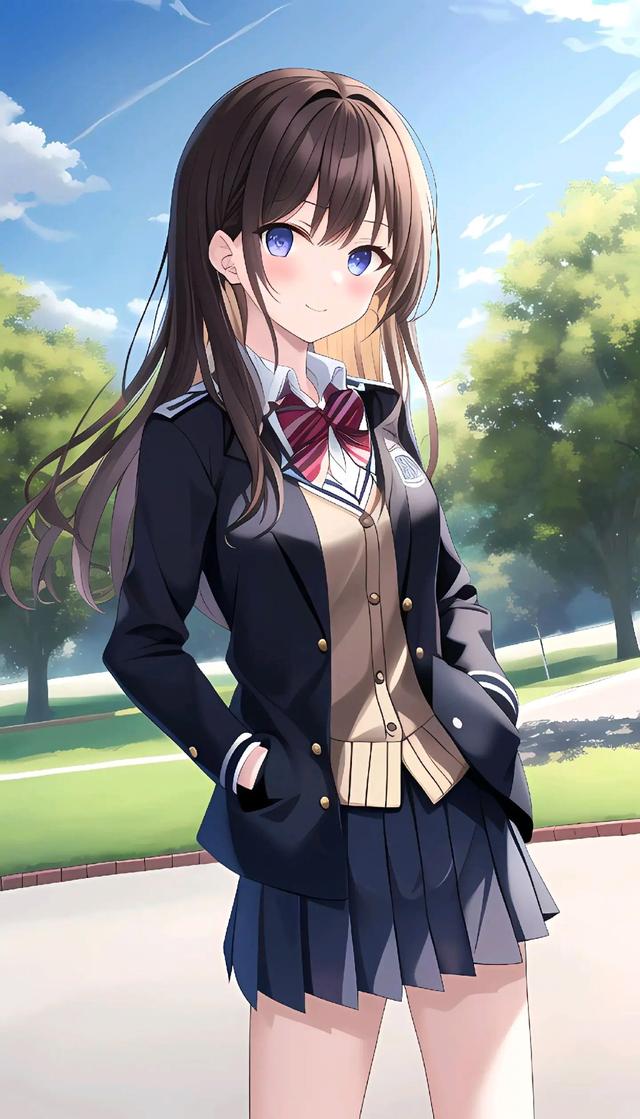 JK女孩，高清壁紙，高級(jí)感
