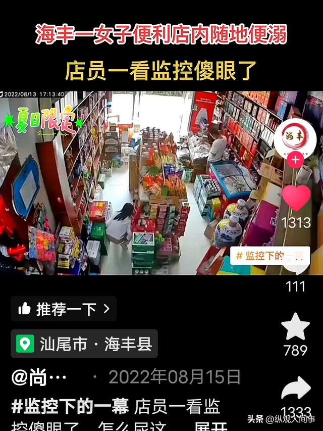 辣眼睛！女子電梯門前掀裙拉大便，監(jiān)控錄像被曝光，網(wǎng)友集體沉默