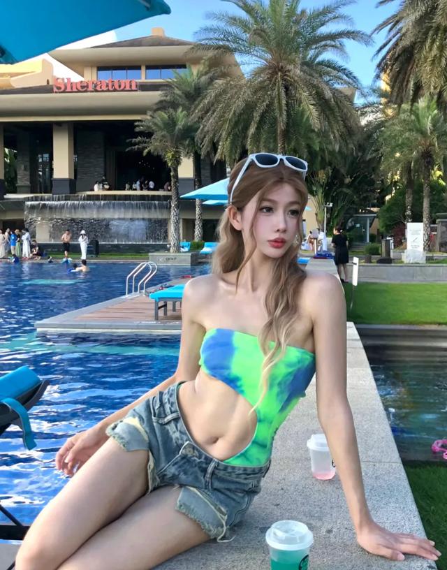 美女性感泳裝：天使面孔，魔鬼身材，驚艷全場！