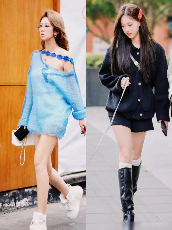 入冬不懼寒！上海美女大秀美腿，光腿神器和黑絲襪的魅力勢不可擋