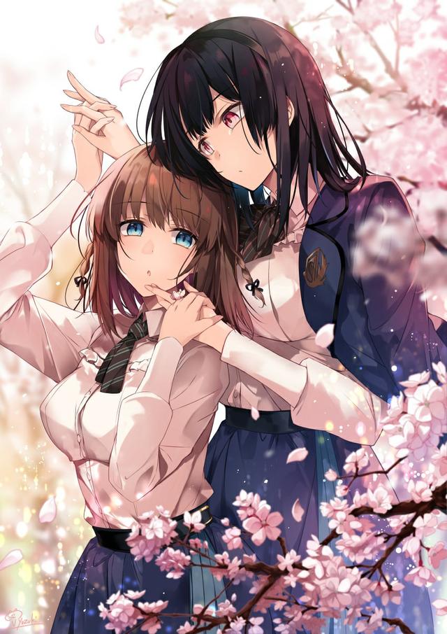 【P站美圖推薦】#012期 制服百合特輯