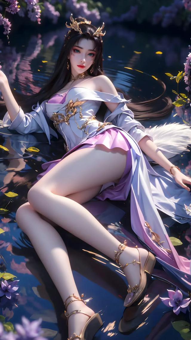 性感動(dòng)漫女神，天狐仙子身段兒太漂亮了，這樣的魔女讓人著魔。