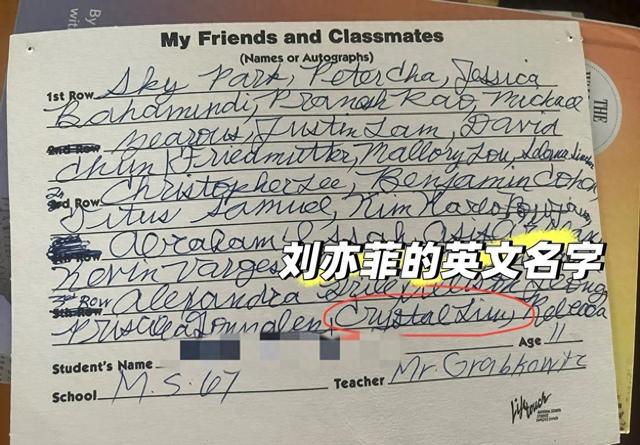 劉亦菲美國初中班級合照曝光！12歲就美得令人心顫，艷壓全校洋妞