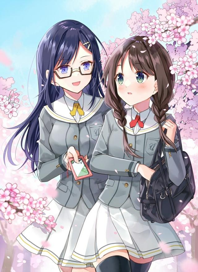 【P站美圖推薦】#012期 制服百合特輯
