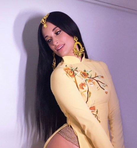美國(guó)女歌手穿越南奧黛露大腿 越南網(wǎng)友:趕緊穿上褲子