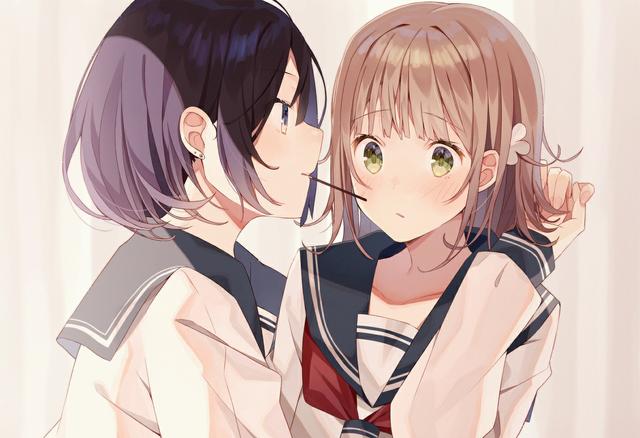 【P站美圖推薦】#012期 制服百合特輯