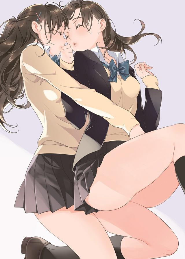 【P站美圖推薦】#012期 制服百合特輯