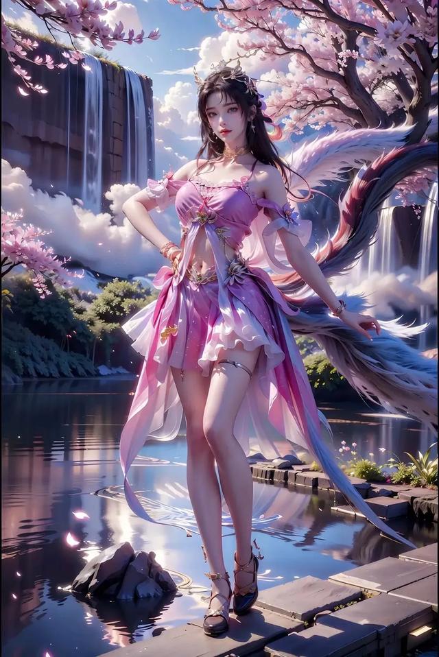 性感動(dòng)漫女神，天狐仙子身段兒太漂亮了，這樣的魔女讓人著魔。