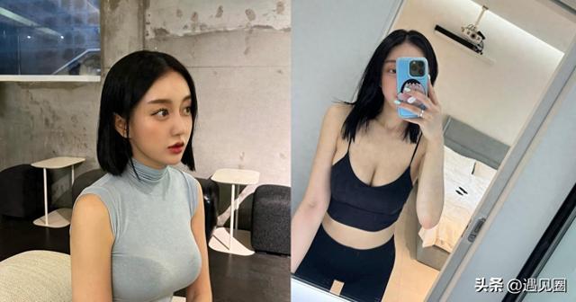 短發(fā)正妹火辣對鏡自拍「??」性感泳裝誘惑！