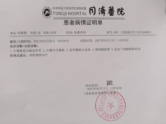 16歲美少女突發(fā)重病變丑仍樂觀，病床上放聲高歌，安慰爸爸不要哭