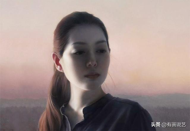 日本畫家畫人體，一幅鏡中少女，與眾不同