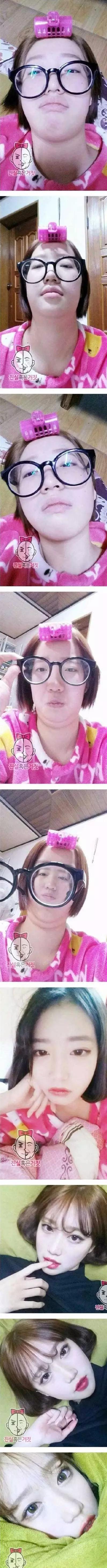 搞笑圖片：前陣子很火的女生胸下夾筆，然而你卻是用“這里”夾筆