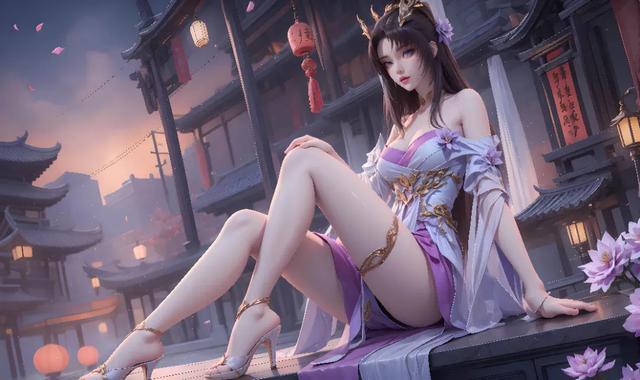 性感動(dòng)漫女神，天狐仙子身段兒太漂亮了，這樣的魔女讓人著魔。