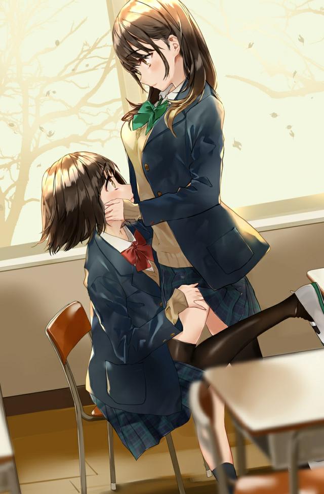 【P站美圖推薦】#012期 制服百合特輯