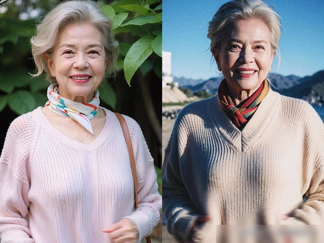 被這位70歲銀發(fā)奶奶驚艷到：穿衣樸素，白發(fā)不染，優(yōu)雅有氣質(zhì)