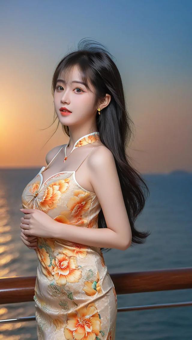 職場新人，海邊性感美女寫真