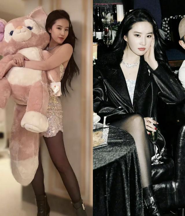 劉亦菲沒想到吧，穿黑絲的“誘惑”都沒戴19塊錢的奧特曼發(fā)夾大