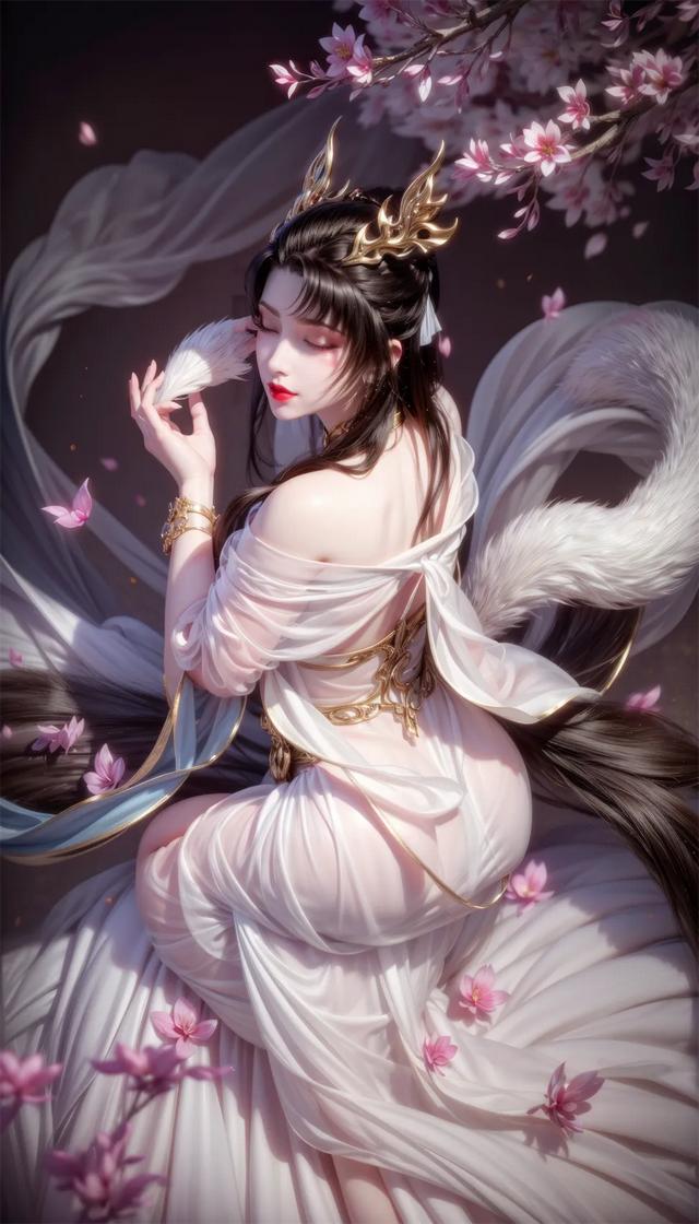 性感動(dòng)漫女神，天狐仙子身段兒太漂亮了，這樣的魔女讓人著魔。