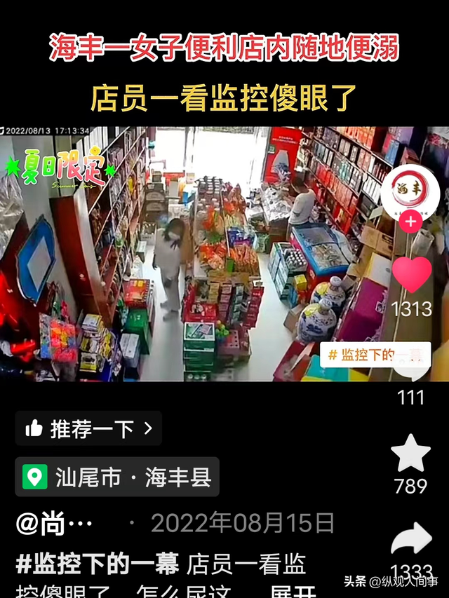 辣眼睛！女子電梯門前掀裙拉大便，監(jiān)控錄像被曝光，網(wǎng)友集體沉默