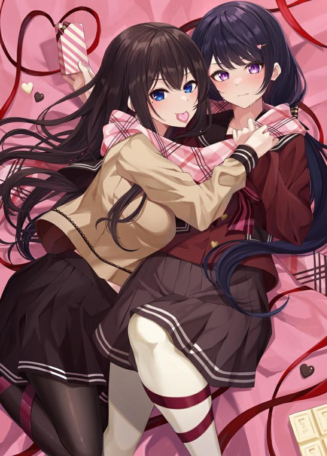 【P站美圖推薦】#012期 制服百合特輯