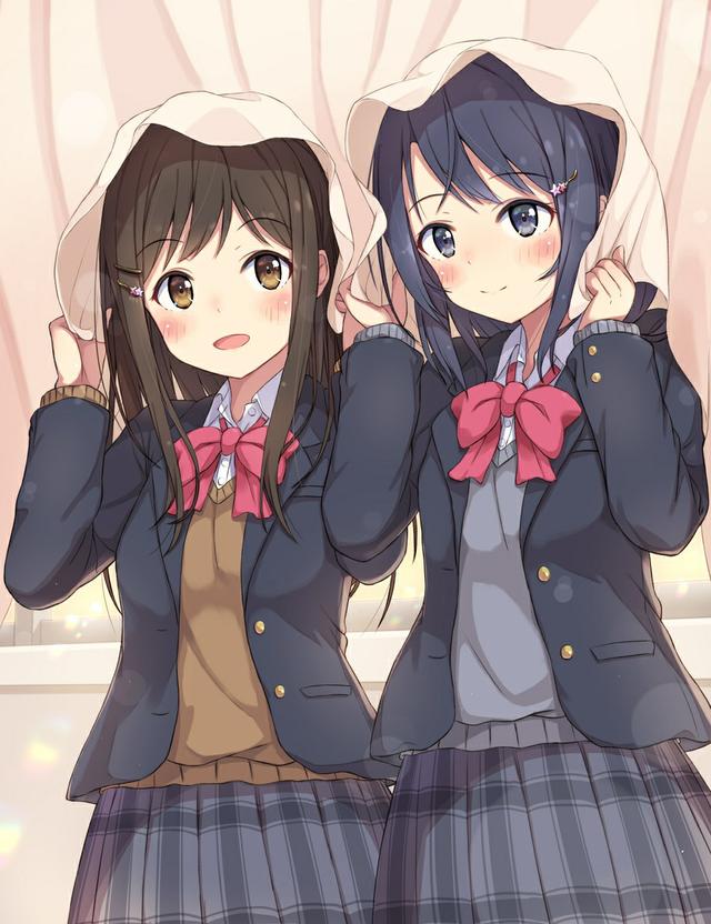 【P站美圖推薦】#012期 制服百合特輯