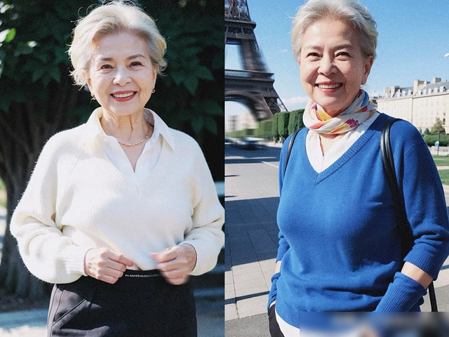 被這位70歲銀發(fā)奶奶驚艷到：穿衣樸素，白發(fā)不染，優(yōu)雅有氣質(zhì)