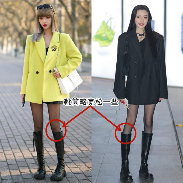 被杭州女生驚艷到了！滿大街都在穿“靴子+黑絲”，洋氣又好看